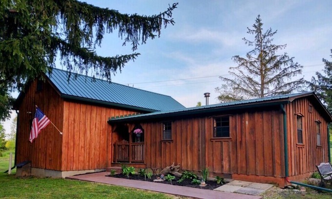 Niobe Cabin | Private Cabin on 15 acres w/ pond minutes from Chautauqua Lake, pet friendly