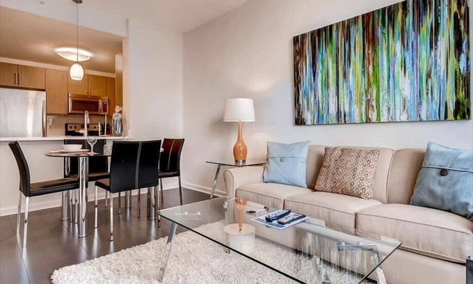 Hudson Exchange Apartment | Private & Clean | Work from Home | Washer/D | GLS