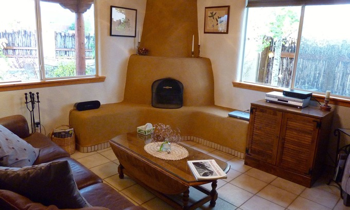 Taos House | Private Courtyard In Town With Mountain Views
