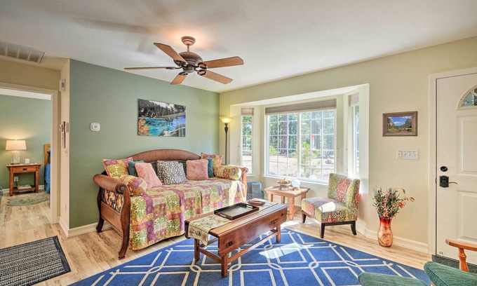 Placerville Apartment | Private Deck: Pollock Pines Apt on 5 Acres
