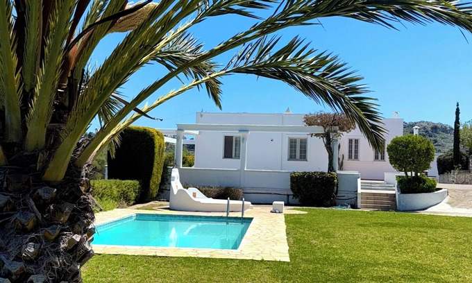 Archangelos Villa | Private Family Villa with Pool & Garden, 3km from Beach, Relaxing Location