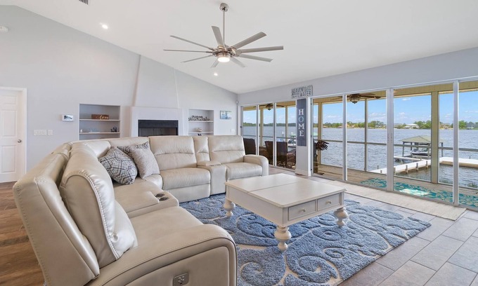 Harold House | Private Gated Bayfront Home With Panoramic Water Views & Private Dock