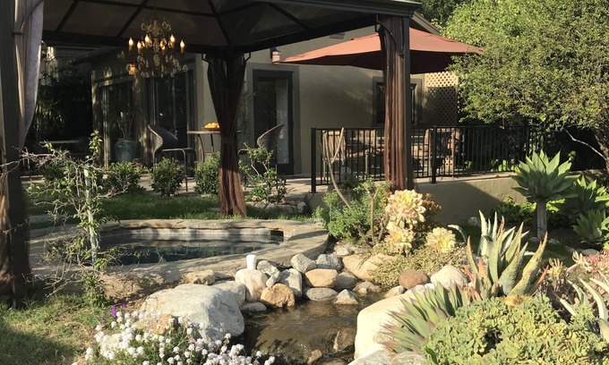 Altadena House | Private guest house studio retreat w/pool & spa