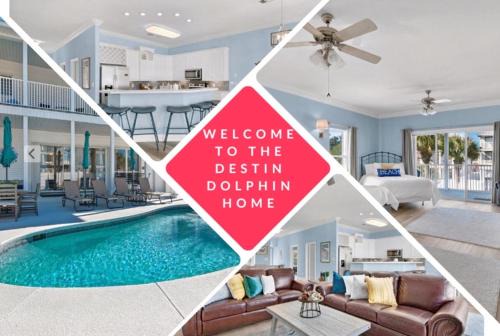 Crystal Beach Villa | PRIVATE HEATED POOL, GOLF CART & WALK to THE SUGAR SAND BEACH in DESTIN