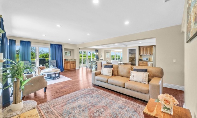 West Covina House | Private Hilltop Retreat · 180° City Light Views