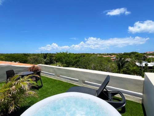 Puerto Aventuras Apartment | Private Jacuzzi, Golf Getaway, sunrise view