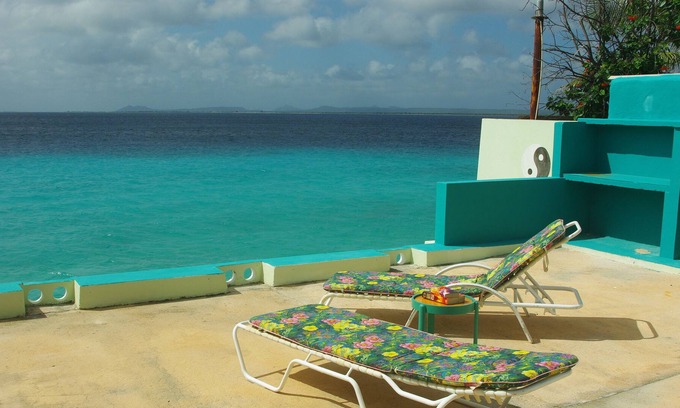 Belnem Villa | Private Ocean Front Villa in Belnem, Bonaire Right on the Sea.