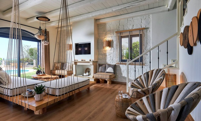 Koutouloufari Villa | Private Paradise with heatable Pool & breathtaking Sea View.