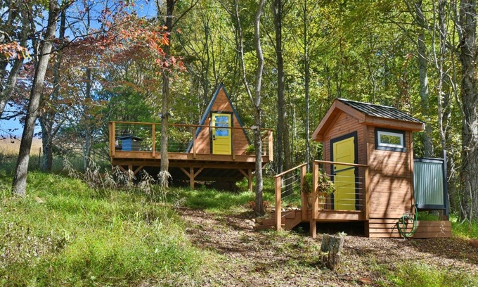 Burnsville Cabin | Private & Peaceful A-Frame Cabin