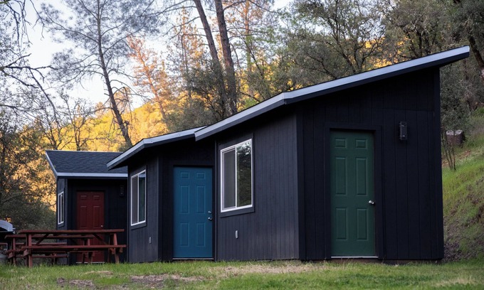 Auburn Cabin | Private, peaceful cabin's on the Bear River. Pets welcome!