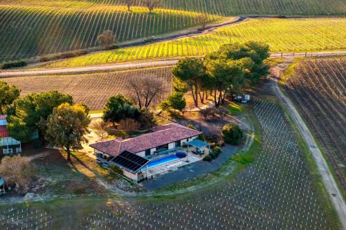Paso Robles House | Private Pool Firepit Wine Room Near Top Paso Wineries Devi Ranch