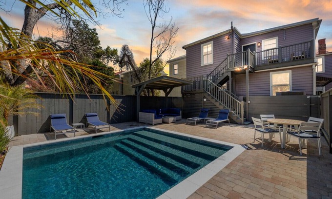Downtown Charleston Apartment | Private Pool Oasis 4 Bedroom Suite