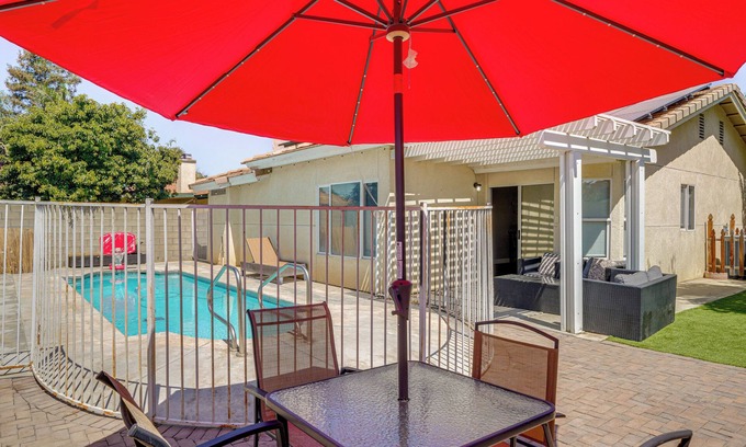 Pumpkin Center House | Private Pool & Patio: Pet-Friendly Bakersfield Gem