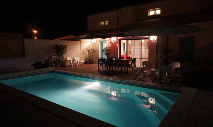 Arces House | Private swimming pool at 29°C - Maison de Vesta