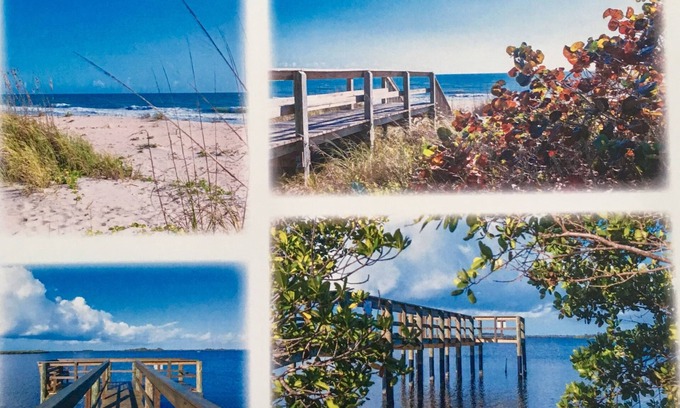 Fort Pierce House | PRIVATE DETACHED GUEST HOUSE 2 MINUTE WALK TO BEACH, SURROUNDED BY NATURE.
