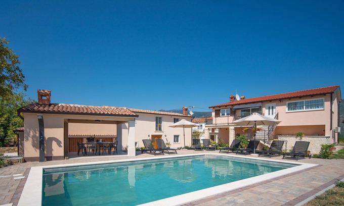 Krsan House | Private Villa with private pool, WIFI, A/C, TV, terrace, pets allowed, panoramic view, parking