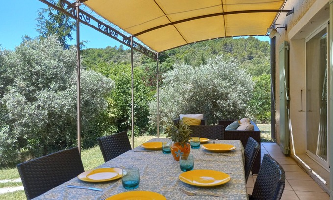 Saignon House | Provencal Villa with private pool and beautiful view b/w Apt and Saignon