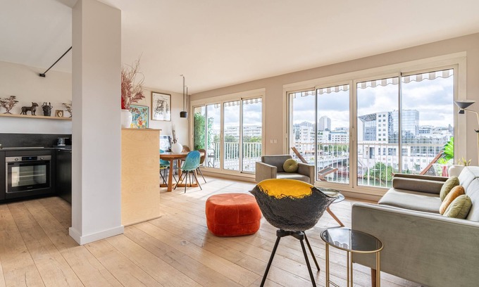 Billancourt–Rives de Seine Apartment | Quai de Seine - Vue sur la Seine