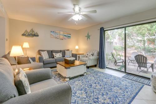 Folly Field House | quarter Mi to Ocean Beach Pebble Townhome with Patio