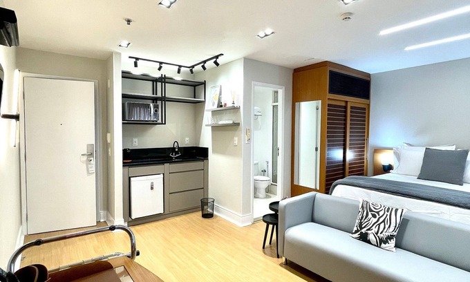 Jardins Apartment | Quarto de hotel Al Campinas Av Paulista
