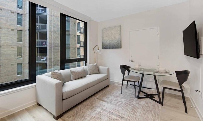 NoMa Hotel | Quiet 1BR in NoMa, Gym, Pool & Just a Short Walk from Everything