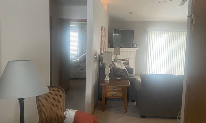 Oshkosh Condo | Quiet, 3 bedroom, 3 full bath, end unit condo.