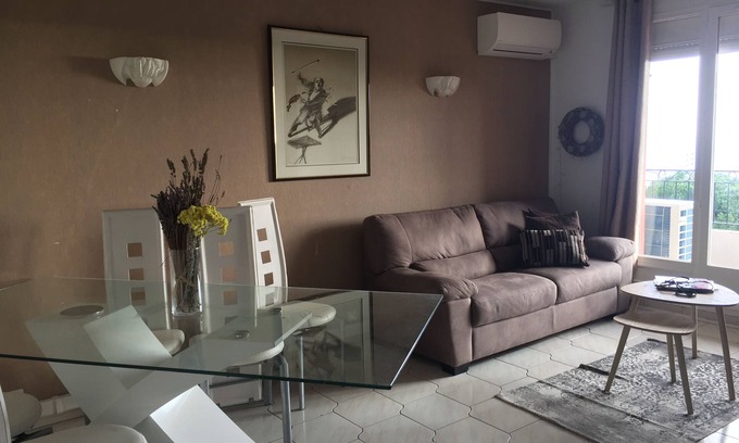 Saint Pierre de Feric Apartment | Quiet apartment with beautiful view