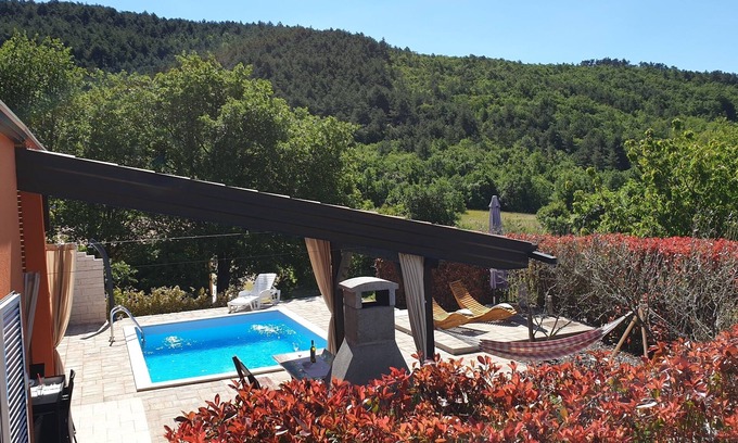 Labin House | Quiet modern house with pool Labin Rabac Ripenda in the mountains 10min to the beach