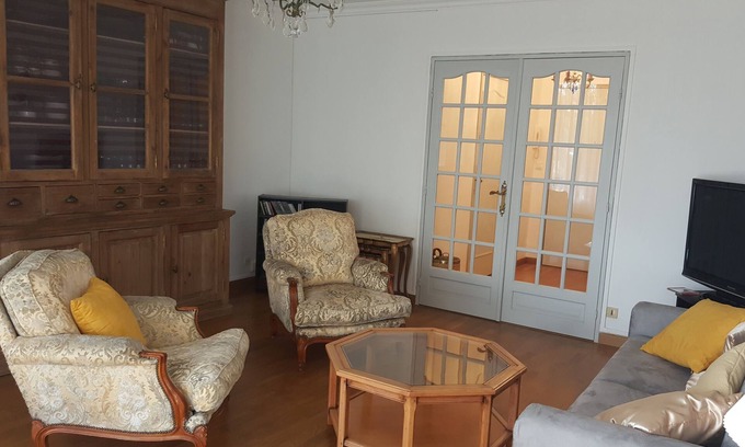 La Fayette-Eble Apartment | Quiet T3, with garden, Angers center