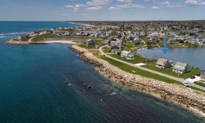 Matunuck House | Quintessential Waterfront Beach Home-Steps away to private association beach and East Matunuck beach