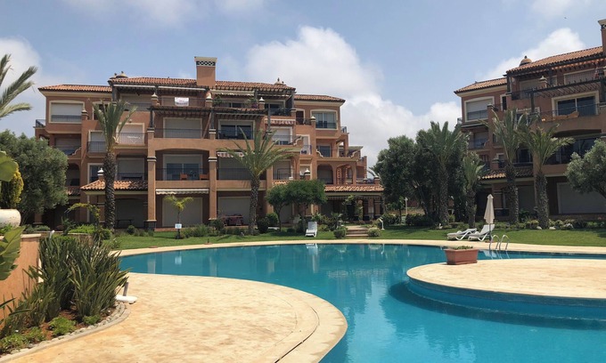 Cherrat Apartment | Résidence du Golf in Bouznika-Plage with 2 swimming pools;