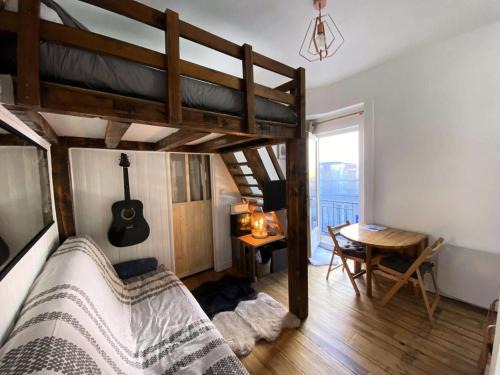 Bareges Apartment | Résidence Rioulet 1 - Très beau studio avec mezzanine et balcon proche du centre de Barèges MAE-1124