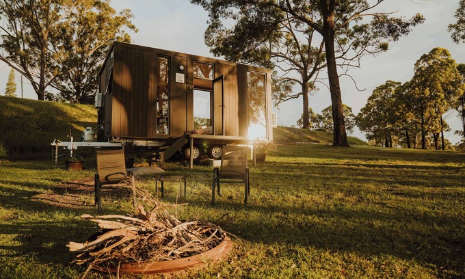 Rainbow Flat House | Rainbow Retreat 1 by Tiny Away