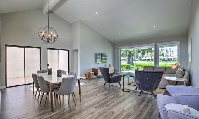 Rancho Mirage Apartment | Rancho Las Palmas Resort Condo Golf, Swim and Play!