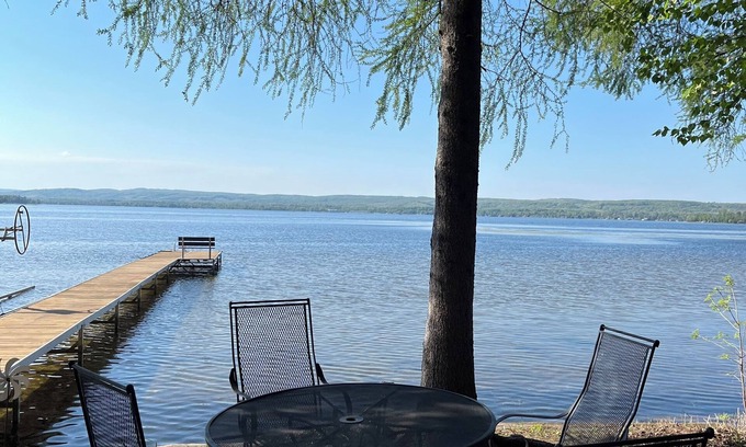 Petoskey House | Rare Find. in Petoskey , beautiful home sleeps 8 with lake frontage and woods.