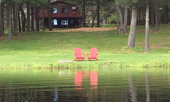 Wisconsin Dells Cabin | READY FOR YOUR VISIT!.Relaxing Getaway with Scenic Beauty and lots of Wildlife