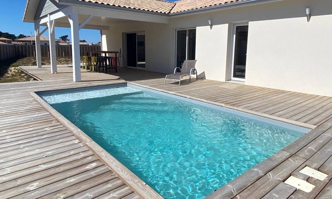 Vensac House | Ref 482 - Magnificent modern villa 1km from the beach