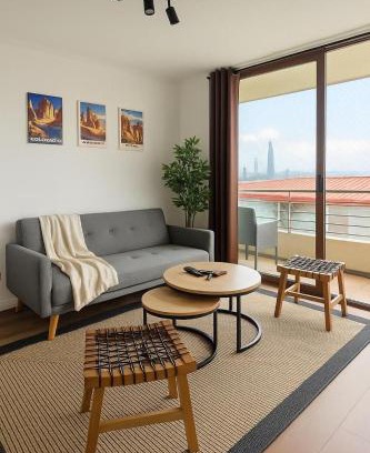 Bellavista Apartment | Refugio Bellavista vista al Costanera y los Andes