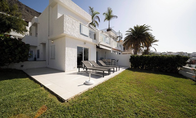 Los Gigantes Apartment | Refurbished 2-bed in popular Los Gigantes w/private garden, terrace & sea views