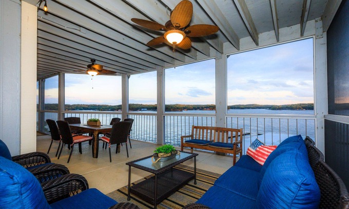 Village of Four Seasons Condo | Regatta Bay-3BD/3BA- 2 w/Lakeview. NoSteps-Great large deck- Dock incl.