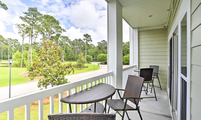 Carolina Forest Apartment | Relax by Pool and Golf Chic Myrtle Beach Condo