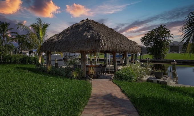 Eight Lakes House | Relax in Style: 3BR/2BA Retreat, Pool & Tiki Hut