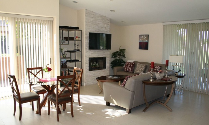 Palm Desert Condo | Relax On The Patio and Enjoy The Golf Course View!