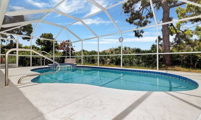 White Marsh House | Relax Poolside in a Private Setting