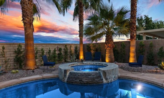 Indio House | Relaxing Desert Getaway: 3BR, Pool, Hot Tub