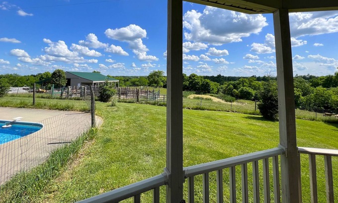 Morning View Other | Relaxing Views farm suite, blissful pool, barnyard, and pastoral views