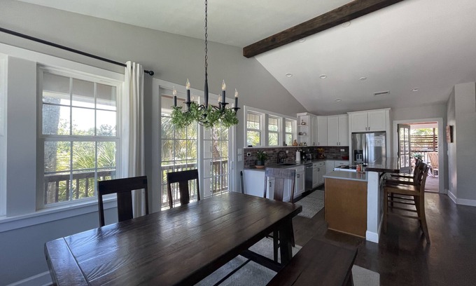 Neptune Beach House | Remodeled home just steps to the beach (Pet-Friendly)