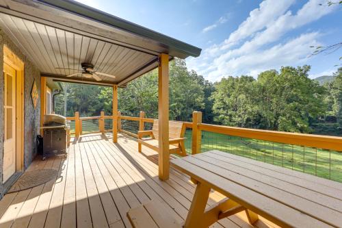 Tuckasegee House | Remote Home with Deck and Grill in Scenic Tuckasegee!