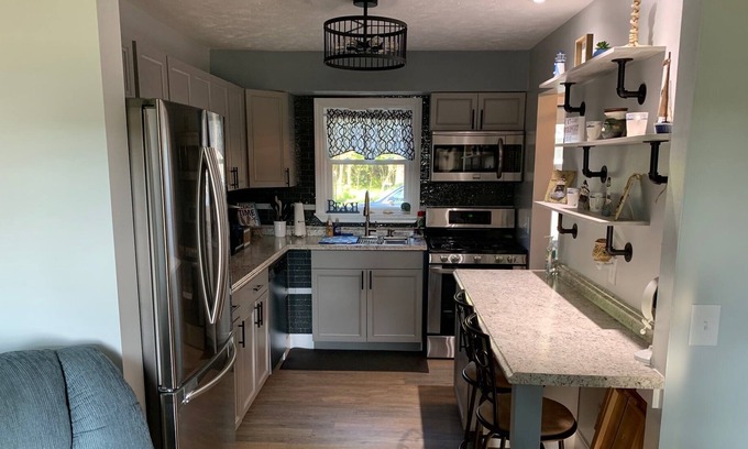 Lorain House | Renovated 2 bedroom / 1 bathroom house with large garage.