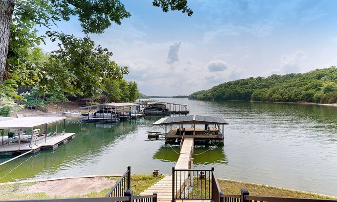 Rocky Mount House | Renovated lakefront home with dock/water access, game room, decks & grill